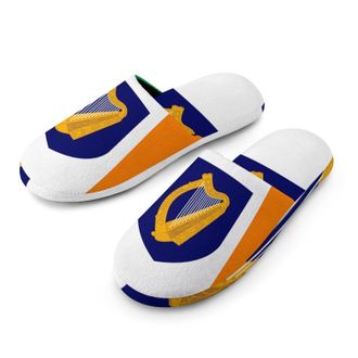 Generic Irish Flag Ireland National Emblem Mens House Slippers Slip Indoor Slipper On Shoes Warm Outdoor