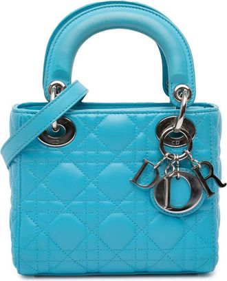 Dior Pre-owned Dior Mini Lambskin Cannage Lady Dior Ladies 01-I O-0162