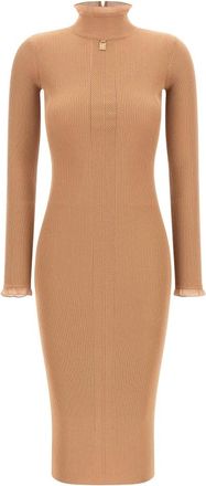 Elisabetta Franchi Mujer, Vestidos, Beige, Talla: XS