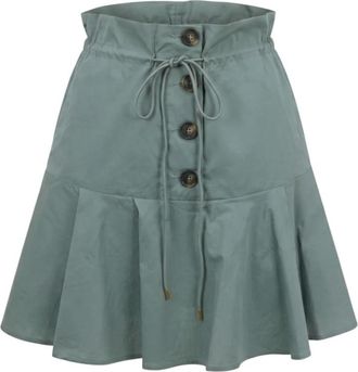 Trussardi Minirok - Dames - Rokken - Groen - Maat: S Katoen