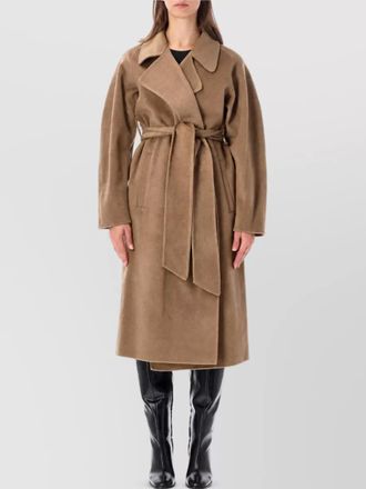 SOEUR cashmere wool trench coat