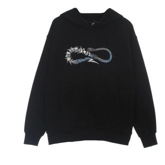 PROPAGANDA Hoodies, male, Black, Size: XL Skullsnake Hoodie Lightweight Long Sleeve