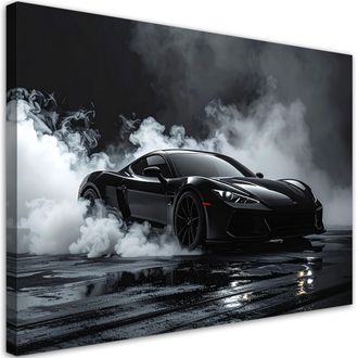 Feeby Impresi&oacute;n De Imagen, Coche Deportivo Negro, 120x80