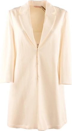 Pennyblack Witte Jas - Dames - Blazers - Beige - L - Jassen