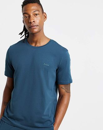 HUGO BOSS Short Sleeve Lounge T-Shirt - Blue