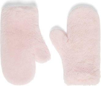 Max Mara Ombrato Alpaca Blend Mitts in Beige Pink at Nordstrom, Size Medium