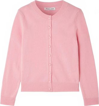 Veronica Beard Womens Daro Cashmere Cardigan In Petal