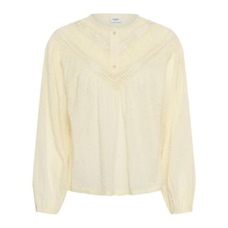 Saint Tropez Tadea SZ Blusa - Blouses & Shirts - Mujer - Amarillo - 2XL