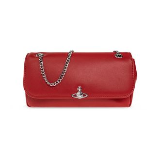 Vivienne Westwood Bolso de Hombro con Logo - Bags - Mujer - Rojo - ONE SIZE