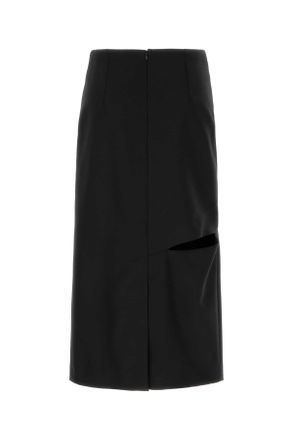 Jil Sander J03ma0294j40330 001 Black Gonne Skirt