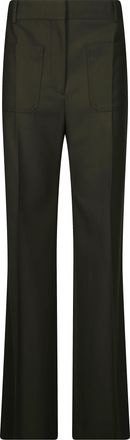 Victoria Beckham Alina Tailored High-Waisted Wide-Leg Pants