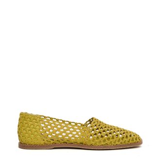 Paloma Barcel&oacute; Crochet Pistachio Espadrilles - female - Paloma Barcel&oacute; - Ballerina Shoes - Green - 4 UK - Shoes