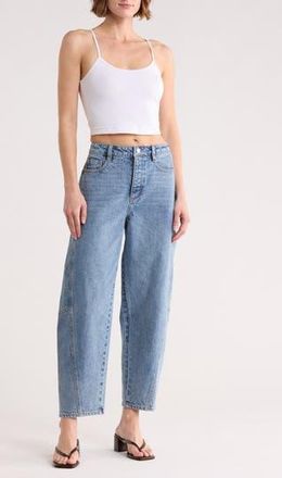 Habitual Brant High Waist Crop Barrel Jeans in Adrift at Nordstrom Rack, Size 30