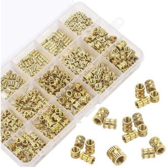 OEM 330 Insertos Roscados Hembra M2 M3 M4 M5 De Lat&oacute;n Para Impresi&oacute;n 3d