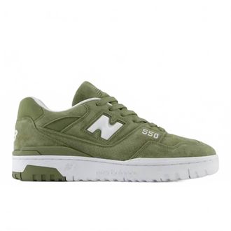 New Balance Mens 550 Sneakers In Green/white