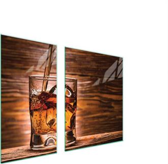 OEM Placa Protectora De Vidrio Para Estufa 90x52 Whisky