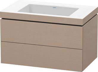 Duravit Mueble De Ba&ntilde;o L-cube Wt Vero Air 500x800x480mm Sin Orificio Para Grifer&iacute;a Lino