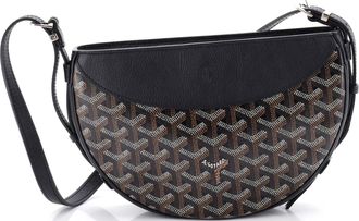Goyard Hirondelle Shoulder Bag Coated Canvas and Leather