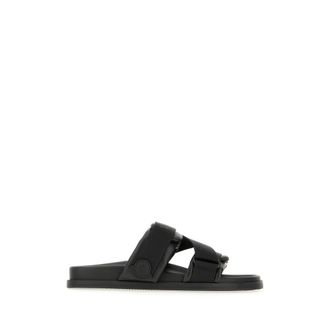 Moncler Sliders, female, Black, Size: 10 US Summer Slides