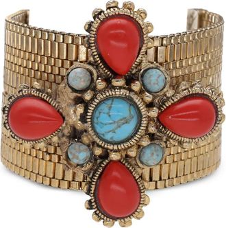 Vintage cross bracelet - Goud