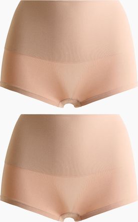H&M 2er-Pack Medium Shape Shortie Slips - Beige