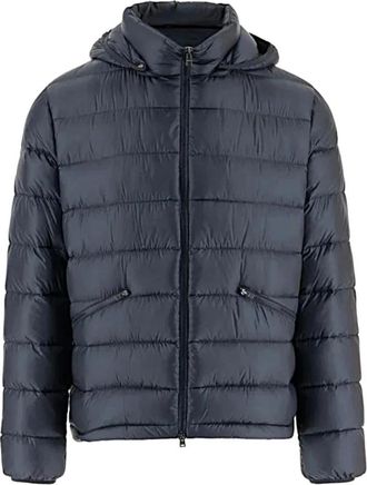 Herno Winter Jackets, male, Blue, Size: 3XL Giubbotto