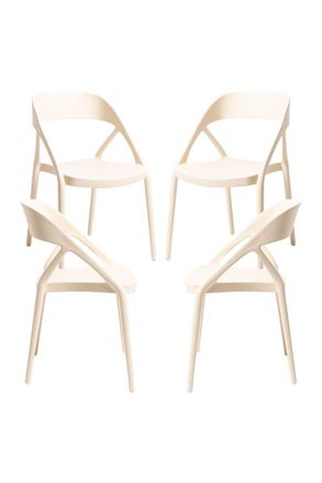 Regalos Miguel Packs Sillas Jard&iacute;n - Pack 4 Sillas Lonli - Beige
