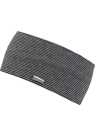 Chillouts Stirnband CHILLOUTS Farum Headband, Damen, schwarz (schwarz, grau), Baumwollmischung, gestreift, mehrfarbig, M&uuml;tzen Stirnband, D&uuml;nn gestreiftes Baumwo