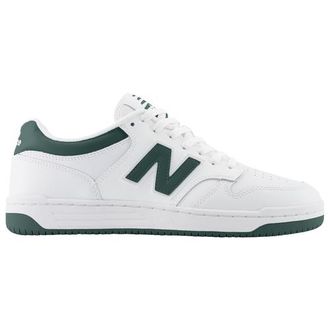 New Balance Mens 480 Low - Basketball Shoes White/Green Size 10.0