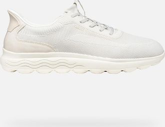 Geox Scarpe Spherica Plus Uomo Bianco Latte