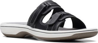 Clarks Breeze Piper Slide Sandal in Black at Nordstrom Rack, Size 8