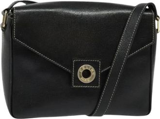 Celine Pre-owned Leather celine-bags - Dames - Vintage Schoudertas - Zwart - ONE Size - Leer - Vintage