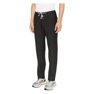 Eleventy Pantalones rectos con cintura con cord&oacute;n - Trousers - Hombre - Gris - W34