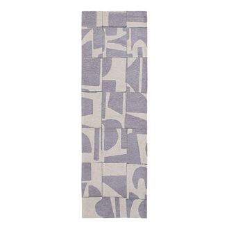 Louis De Poortere Alfombra de poli&eacute;ster gris, 80x250 cm