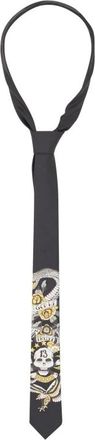 John Richmond Zijden das met grafische print - Heren - Stropdassen - Zwart - ONE Size - Accessoires