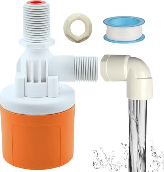 OEM V&aacute;lvula De Flotador Para Dep&oacute;sitos De Agua, Conexi&oacute;n Superior De 1/2, V&aacute;lvula De Control Autom&aacute;tico Del Nivel De Agua Sin Electricidad, V&aacute;lvula De Flo