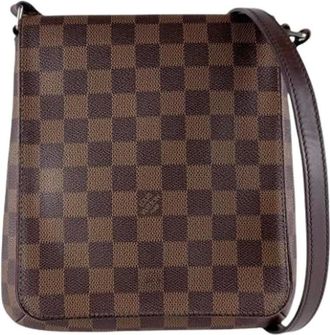 Louis Vuitton Pre-owned Cross Body Bags, female, Brown, Size: ONE SIZE Pre-owned Vintage Damier Canvas Shoulder Bag