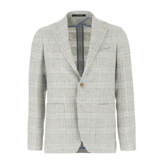 Tagliatore Formal Blazers, male, Gray, Size: XL Formal Blazer