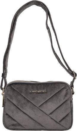 Lancaster Velvet Matelass&eacute; Schoudertas - Dames - Schoudertassen - Grijs - ONE Size - Polyester - Tassen