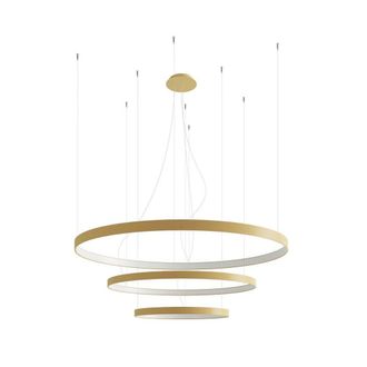 Sollux Lighting Modern Chandeliers 150x110x110cm 3xLight 4000K in Gold | Size: 150 x 110 x 110 cm
