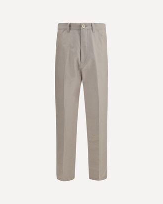 Brunello Cucinelli Tailored Pants in cotton with belt loops Male 48