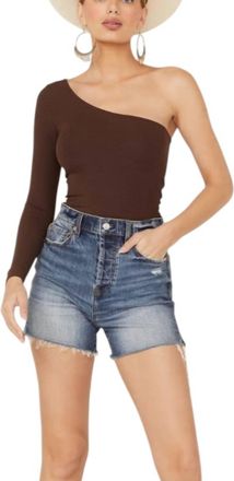 Daze Bottom Line High Rise Short In Tru Vintage
