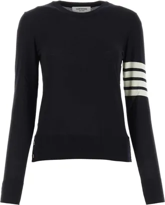 Thom Browne Midnight Blue Wool Sweater