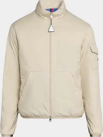 Moncler Men & apos;s Nylon Jacket with Stowaway Hood