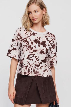 Maeve Corey Cotton Boxy Tee
