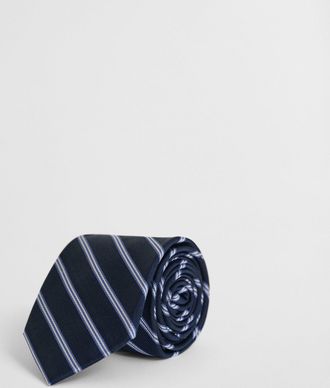 GANT Men Striped Tie (ONE SIZE) MARINE