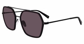 Tumi Grey Navigator Unisex Sunglasses STU510 1BLA 56