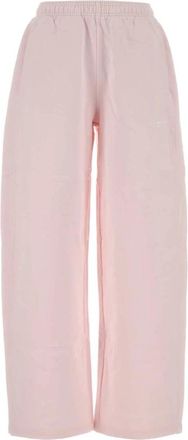 Alexander Wang Katoenen Joggers - Dames - Sweatpants - Roze - M - Katoen - Broeken
