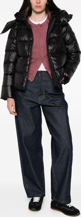 Peuterey Quilted Glossy Down Jacket - Black