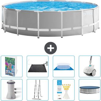 Intex Piscina Prism Frame Redonda - 457x122 Cm - 9-piezas S600